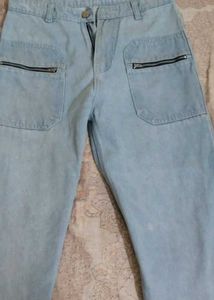 Light Wash Denim Pants