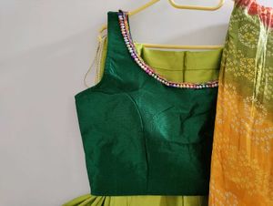 Beautiful Green Chaniya Choli