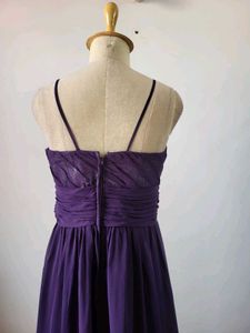 Elegant Purple Maxi Dress