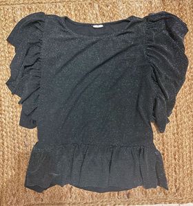 Sparkly Ruffle Top