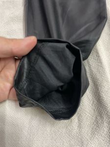 Black Faux Leather Leggings