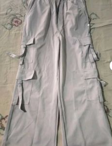 Beige Cargo Pants