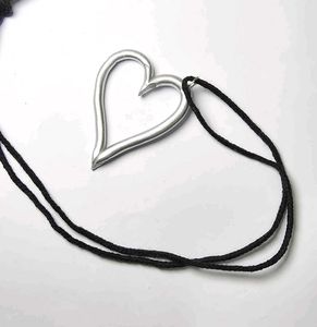 Spiral Silver Clay Pendants