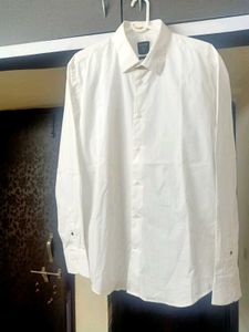 New Rare Rabbit White Cotton Shirt