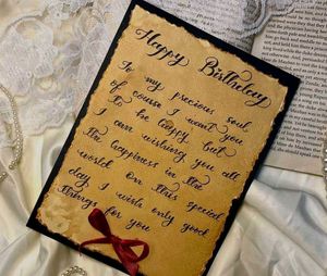 Vintage Scrapcard! (Reserved For Sravya)