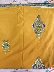 Elegant Embroidered Saree