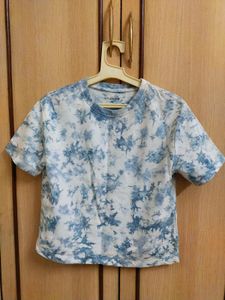Brand New Blue Tie Dye Top
