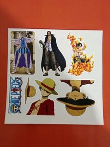 32 One-piece Laptop Stickers With 11 Jujutsu Kaisen Stickers Combo
