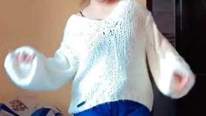 Cozy White Knit Sweater