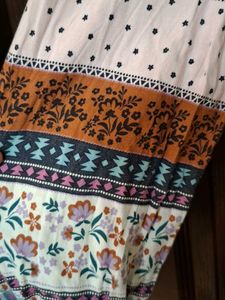 Floral Stripe Maxi Dress