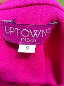 Hot Pink Draped Tank Top