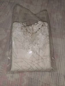 Vintage Embellished Collar Top