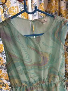 Swirl Print Dress