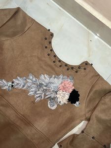 Elegant Brown Midi Dress