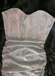 Brand New(Be bosy) Sparkle corset Ruched Dress