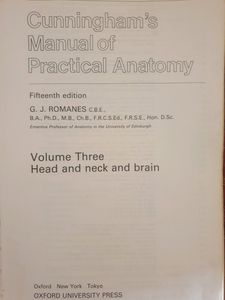 Practical Anatomy-Head Neck &amp; Brain By G J Romanes