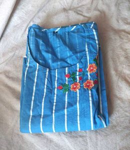 Cotton Woman Kurti &amp; Pant Set