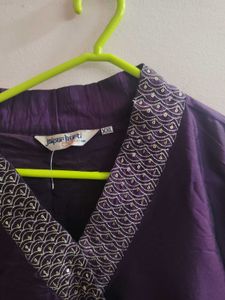 Elegant Purple Kurta