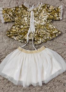 Premium Gold Sequin Dress