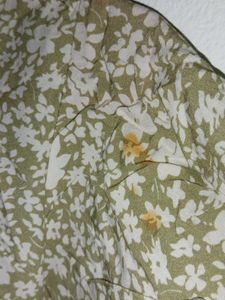 Floral Print Ruffle Top