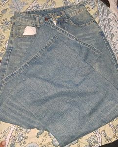 Ripped Wide Leg Jeans