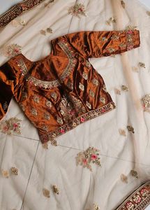 Exquisite Velvet Lehenga with Intricate Embroidery