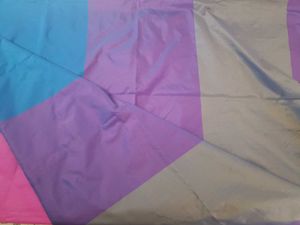 Art Silk Multi Colour Saree With Stiched Blouse