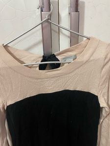 Stylish Two-Tone Dress