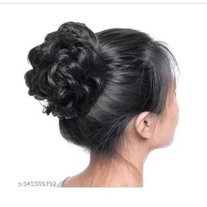 Black Messy Bun Hairpiece