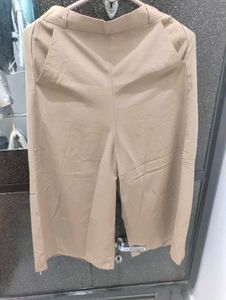 khaki flared pants