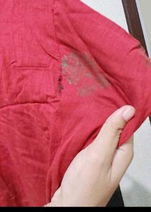 sale Red Embroidered Kurta