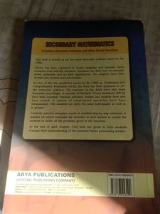 ARYA PUBLICATIONS, SECONDARY MATHEMATICS, CLASS IX