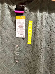 Women’s Green Patterned Kurta
