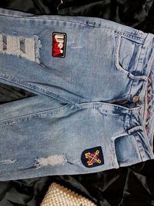 Ripped &amp; Patched Jeans