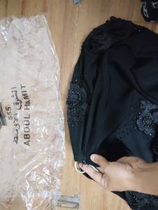 Arabic Style Black Abaya From Dubai