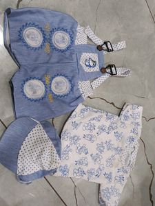 3 Pcs Set For Baby Boy