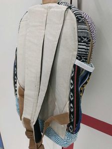 🕉️ Bagpack 100% Natural Hemp Stitched