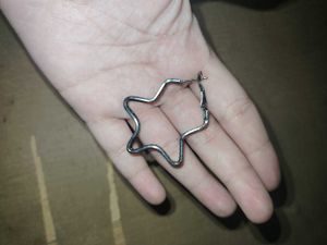 Star Hoop Earrings