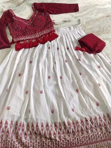 Lehengga Choli (Red)