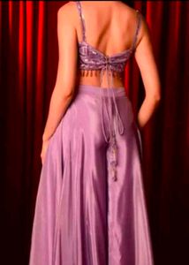 Crop Top Pant And Dupatta
