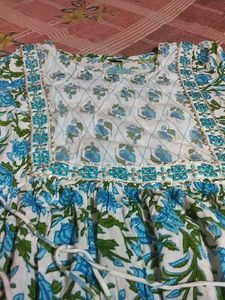 Floral Print Kurta