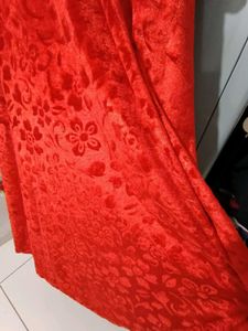 Elegant Red Velvet dress