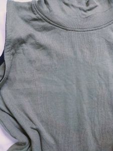 Olive Fitted Top