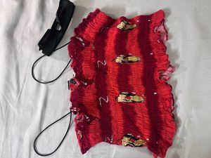 Red Crop Top