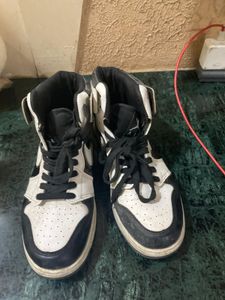 Nike High Top Sneakers - Black &amp; White