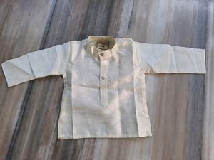 Off-white Full Set Dhoti For Baby Boy