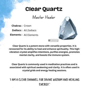 Price Drop⬇️Clear Quartz Oval Crystal Pendant