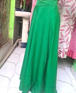 Elegant Green Ethnic Skirt
