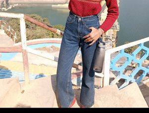 High - Waist Wide - Leg Jeans