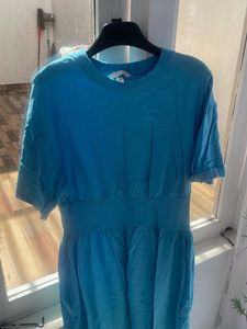 Blue T-Shirt Dress